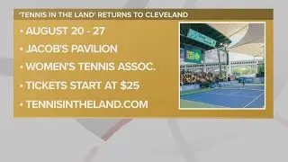 Tennis in the Land returns to Cleveland at Jacobs Pavilion at Nautica