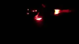 Firewelding wrought iron by lamplight in slow motion