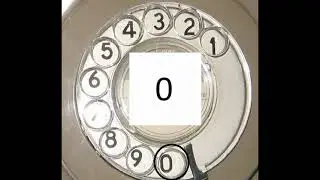 pulse dialling 0 to 9