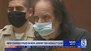 L.A. County DA files new charges against adult film star Ron Jeremy