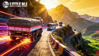 Tamil Nadu Lorry Mod Euro Truck Simulator2 | LOGITECH G29 | TAMIL GAMEPLAY | HILLS DRIVING