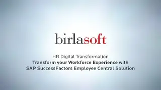 HR Digital Transformation | Transform Workforce Experience with SAP SF Employee Central Solution
