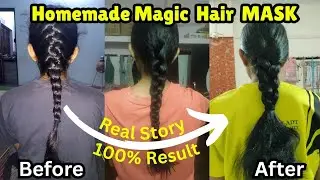 Only 3 आयुर्वेदिक Powder Magic Hair Mask for Hairfall & Hairloss || Stop Hairfall in just 4 Weeks 
