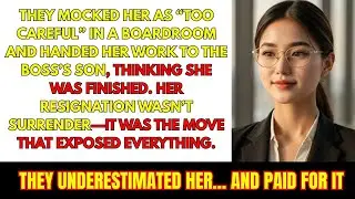 She Quit in a Board Meeting&hellip; Then Exposed the CEO&rsquo;s Son&rsquo;s Lies (Corporate Revenge Story)
