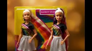 Кукла Барби Радужная и блестящая Mattel Barbie️ Rainbow Sparkle Hair Doll
