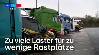 Zu viele Laster f&uuml;r zu wenig Parkpl&auml;tze - Chaos auf Rastpl&auml;tzen in NRW | RTL WEST