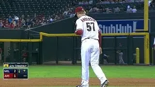 MIL@ARI: Anderson allows two earned over six innings