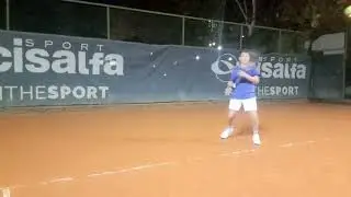 Videoteca scuola Tennis colpo del Dritto allievo Paolo 