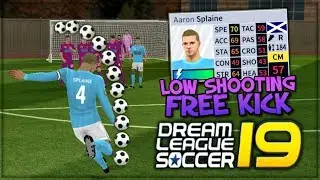 Updated Free Kick Tutorial For Low Rated / Starter Players In Dream League Soccer 2019
