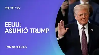 Trump asumió su segundo mandato en la Casa Blanca