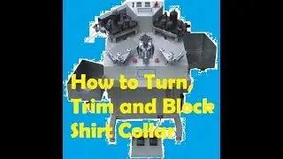 How to make sharp edge tip for shirt's collar and cuff?