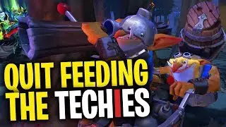 Quit Feeding the Techies - DotA 2 Funny Moments
