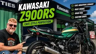 Kawasaki Z900RS Cafe Akrapovic,Oggy knobs,Grab rail
