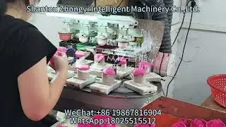 four-color pad printing machine, which is specially designed for coloring toys.