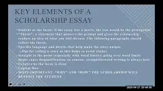 How to Write Scholarship Essays