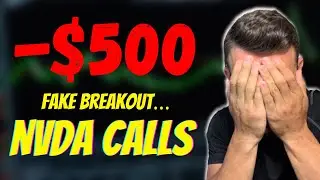 -$500 Day Trading $NVDA Call Options I Scalping Strategy I How To Day Trade Stocks and Options