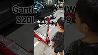 Ganti Ban Mobil BMW 320i Velg R19 #bmw #workmeister #Accelera #320i  #325 #m3 #m4tech #fypシ #e90