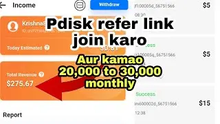 Pdisk online earning app in 2021 | How to earn online money | best way to earn money in 2021 |