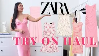 ZARA NEW IN SPRING TRY ON HAUL SS25 | ALL ABOUT PINK