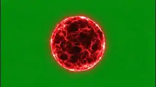 Dynamic Circle Red Green Screen FX for Modern Video Productions