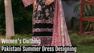 Fashion Trends In A Stunning Black Multicolour Suit // Pakistani Summer New Design #saqafat #video