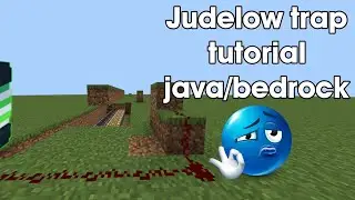 Automatic judelow trap tutorial Minecraft Java/Bedrock