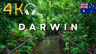 Darwin Australia (4K 60FPS) | 🎧 BINAURAL ASMR 🎧 | RELAX IN THE BOTANIC GARDEN 🇦🇺