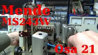 Mende MS243W. Osa 21. Viritystä.