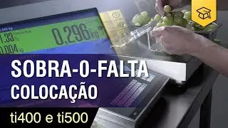 TI400 e TI500 | Aprenda a Opera&ccedil;&atilde;o de Compara&ccedil;&atilde;o Sobra-0-Falta - Coloca&ccedil;&atilde;o