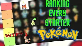 Ranking EVERY Starter Pokemon! (Gen 1 - Gen 9)