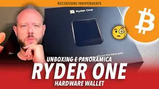 Ryder One: Unboxing e Panoramica (hardware wallet airgapped senza seed phrase di recupero)