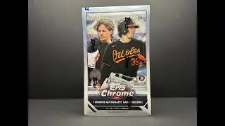 Big Rookie Hit! 2023 Topps Chrome Hobby Box Break. Searching for Buyback Cards.