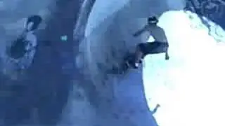 skateboarding vert another sick run