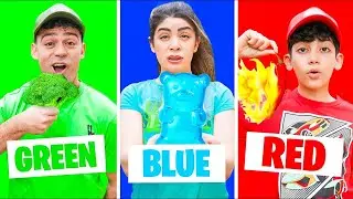 चुनौती - Jason के साथ 24 घंटे तक एक ही रंग का खाना खाना!