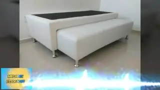 Cama solteiro com auxiliar