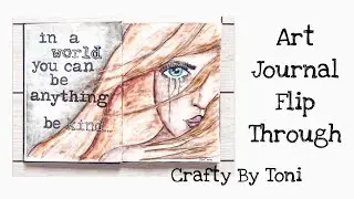 My First Art Journal Flip Through