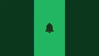 Youtube bell icon animation green screen #humloart