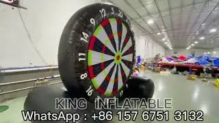 Soccer Darts Outdoor Sport Game Interactive PVC Inflatable Dart Board