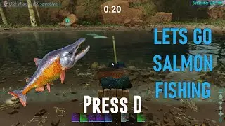 Ark Survival Ascended - The Island (EP112) - Let's Go Salmon Fishing