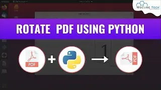 How to Rotate PDF Files using Python | Python Mini Project😮