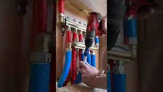 MLCP on manifold for bathroom #plumbing #plumber #hvac #pipe