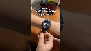 🎯Unboxing CASIO MRW-200H-1BVDF Youth Analog⏱️Under Rs. 1000 #casiovintage #casiowatches #trending