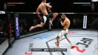 Stephen Thompson vs.   Kenny Robertson  ( EA sports UFC 2  ) KO Knockout