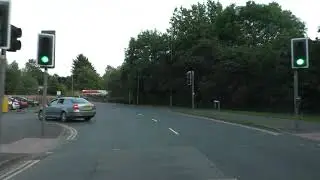 Driving On Bromyard Road, Broadway Grove, Rea Way, Drake Avenue & Tudor Way, Worcester, England