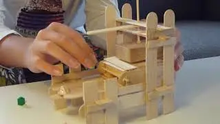 Miniature model of Gutenberg's Printing Press