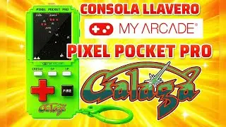 Consola Llavero MY ARCADE PIXEL POCKET PRO GALAGA, Unboxing y Review