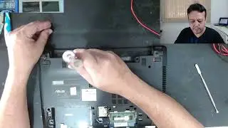 TENTATIVA DE REPARO NOTEBOOK ASUS K45A PLACA MÃE LA-8221P. LIGANDO SEM IMAGEM E CONSUMO BAIXO.