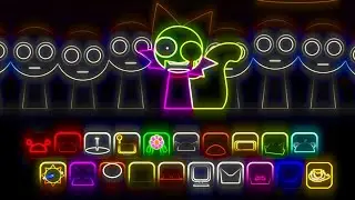 Neon Incredibox Sprunki OC | House of Horrors Season Oren Treatment