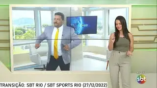 Transi&ccedil;&atilde;o: SBT Rio com Caio &Aacute;lex / SBT Sports Rio com Fernanda Maia (27/12/2022)