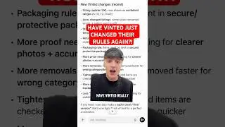 Vinted снова изменил свои правила! 👮&zwj;♂️ #перепродажа #перепродажа #реселлер #vinted #vintedseller